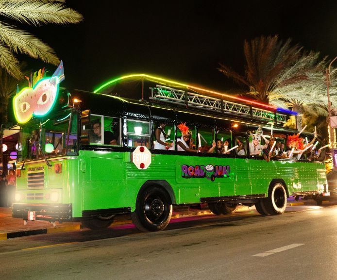 Aruba NIGHTLIFE PARTY BUS TOUR